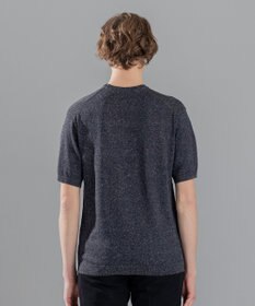 JOSEPH HOMME リネンナイロンプレーン　半袖クルーネックニット