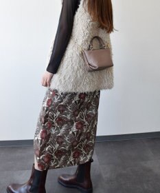 INTER-CHAUSSURES 【LORISTELLA】チェーンストラップレザーミニバッグ