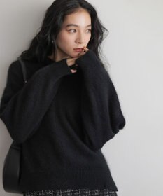 組曲 フラッフィーファーＶネック ニット