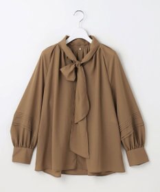 自由区 【カタログ掲載】ソフトスパンビエラボウタイ ブラウス