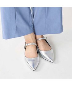 MODE ET JACOMO <noyau>ポインテッドトゥバックベルトパンプス