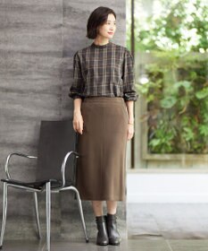 J.PRESS LADIES 【洗える】デュアルウォームポンチ スカート