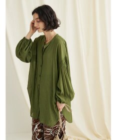 CRAFT STANDARD BOUTIQUE ウ゛ィンテージボイルソデシャーリングチュニック