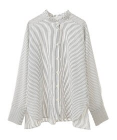 Green Parks フリルカラーシャツ