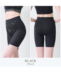 BRADELIS New York 【BRADELIS NewYork peace】綿混フィットレースガードル24 ブラデリス  1枚履きできるガードルショーツ