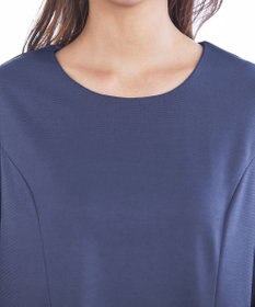 Tiaclasse L 【洗える】サイドリボンポンチチュニック