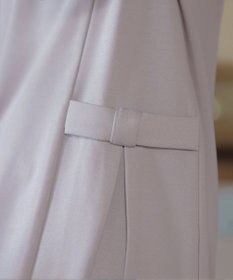 Tiaclasse L 【洗える】サイドリボンポンチチュニック