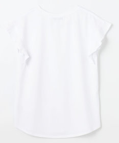 ANY 【2SET/洗濯機可】フリルスリーブTシャツ×シャーリングキャミワンピースセット