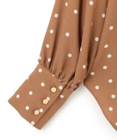 BEIGE， VIGNON / ドットブラウス