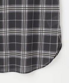 J.PRESS LADIES 【WEB限定カラーあり・洗える】SOFT SHEER チェック ロング シャツ