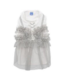 PET PARADISE ペットパラダイス チュール タンクトップ 《グレー》 小型犬