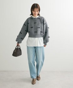 Green Parks フリルカラーシャツ