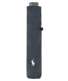 MOONBAT 【軽量/大きめ】POLO RALPH LAUREN 遮光 晴雨兼用 折りたたみ日傘 ワンポイント ポロポニー 60cm