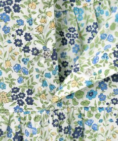 J.PRESS LADIES L 【洗える】Liberty Lilibet＆Hannah Rose スタンドカラー ブラウス