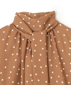 BEIGE， VIGNON / ドットブラウス