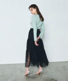 GRACE CONTINENTAL リブニットトップ