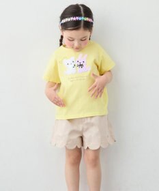 ANY KIDS 【洗濯機可能】スカラップショートパンツ