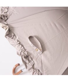 UNBILLION カシュネ cachenez / 【晴雨兼用】【日傘】 【UV カット率99.999.9％以上】PUビッグフリルトップレス折りたたみ傘