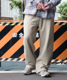 WEGO アシッドウォッシュワイドスウェットパンツ