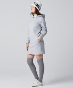 PW CIRCULUS 【WOMEN】ハーフジップ フーディ ワンピース