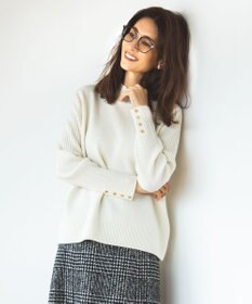 J.PRESS LADIES 【洗える】CASHBIT NEO ハイネックニット