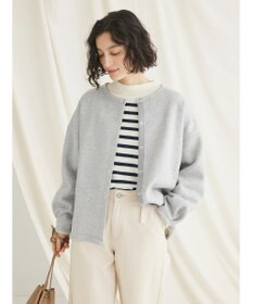 CRAFT STANDARD BOUTIQUE 裏起毛リングドットカーディガン