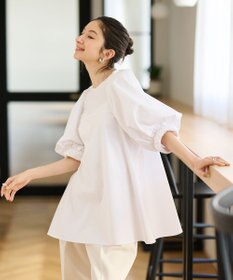 #Newans サークルスリーブAラインブラウス