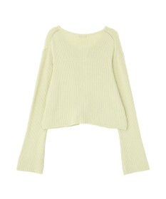 earth music&ecology 【予約】リブクロップドカーディガン