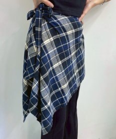 WEGO チェックラップスカート
