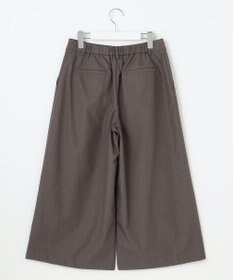 J.PRESS LADIES S 【洗える】ソフトシャンブレー ワイド パンツ