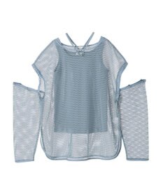 earth music&ecology ＳＥＴ２点メッシュプルオーバー＋タンクトップ