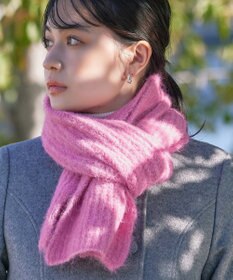 Tiaclasse リブ編みマフラー