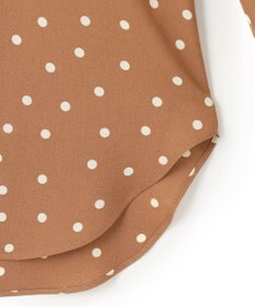 BEIGE， VIGNON / ドットブラウス