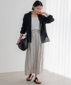 23区 S 【Oggi8月号掲載/洗える】LIBECO ベーシック シャツ