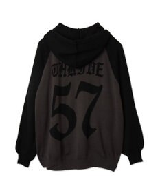 WEGO グラフィックニットパーカー