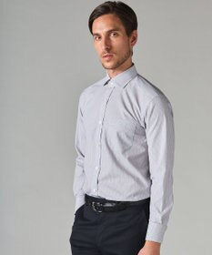 GOTAIRIKU 【形態安定】PREMIUMPLEATS_スモールワイドカラー 通年ドレスシャツ