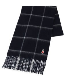 MOONBAT 【WEB限定】MACKINTOSH PHILOSOPHY ウール100%バッキンガムベア チェックマフラー (パッケージ付き)