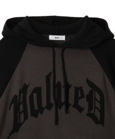 WEGO グラフィックニットパーカー