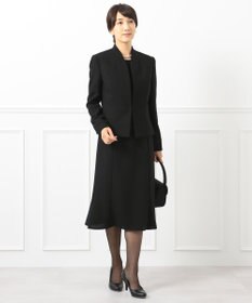 自由区 FORMAL 【前開きワンピース】ネルファータリンググログラン ジャケット+ワンピース