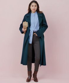 23区 【CLASSY.1月号掲載】CANCLINI バンドカラー シャツ