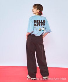 OP／FILA 【Ocean Pacific×ハローキティ】サガラ刺しゅうビッグTシャツ