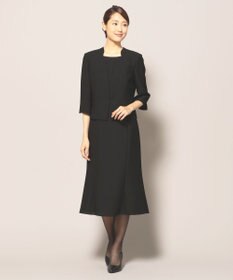 自由区 FORMAL 【前開きワンピース】ネルファータリンググログラン ジャケット+ワンピース