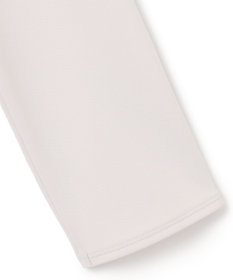 ICB 【洗える】シャイニースムース ドレープフリルカットソー