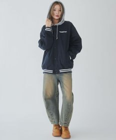 WEGO 【ユニセックス着用ITEM】グラフィックフードスタジャン