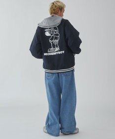 WEGO 【ユニセックス着用ITEM】グラフィックフードスタジャン