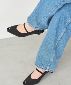 steppi 【洗える/撥水】オープントゥ パンプス