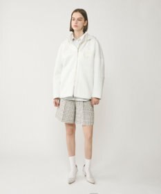 GRACE CONTINENTAL チェックツイードハーフパンツ