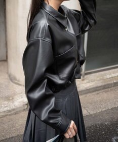 WEGO Fレザードロストショートシャツ