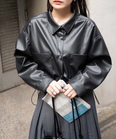 WEGO Fレザードロストショートシャツ