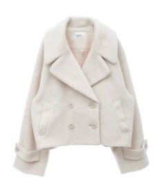 earth music&ecology シャギーショートコート